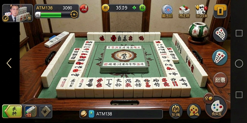 Tampilan gameplay Mahjong yang menarik di ATM138.
