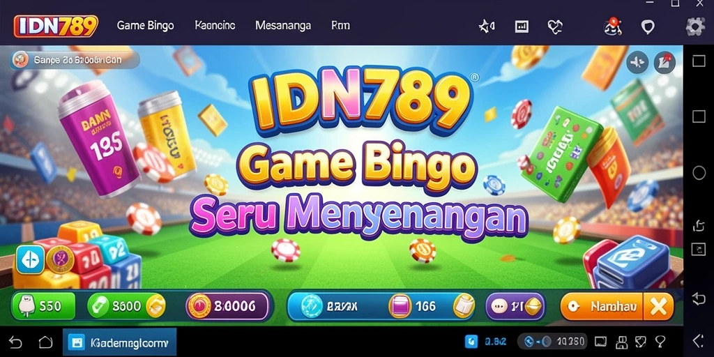 Tampilan gameplay Bingo yang seru dan interaktif di IDN789.