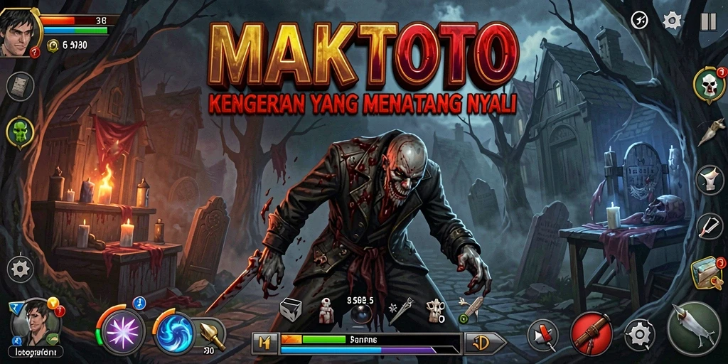 Screenshot dari gameplay menakutkan di MAKTOTO yang menggugah adrenalin.