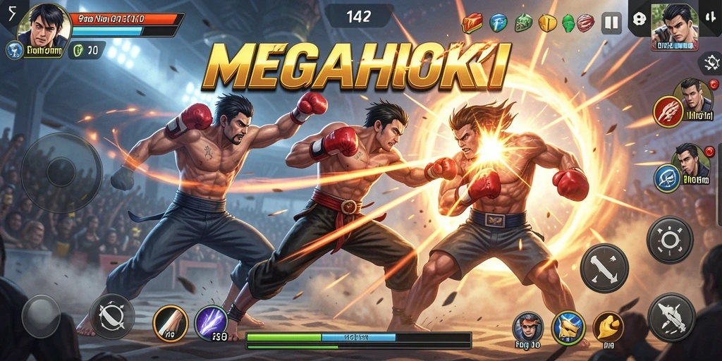 Tampilkan pertarungan seru di arena MEGAHOKI.