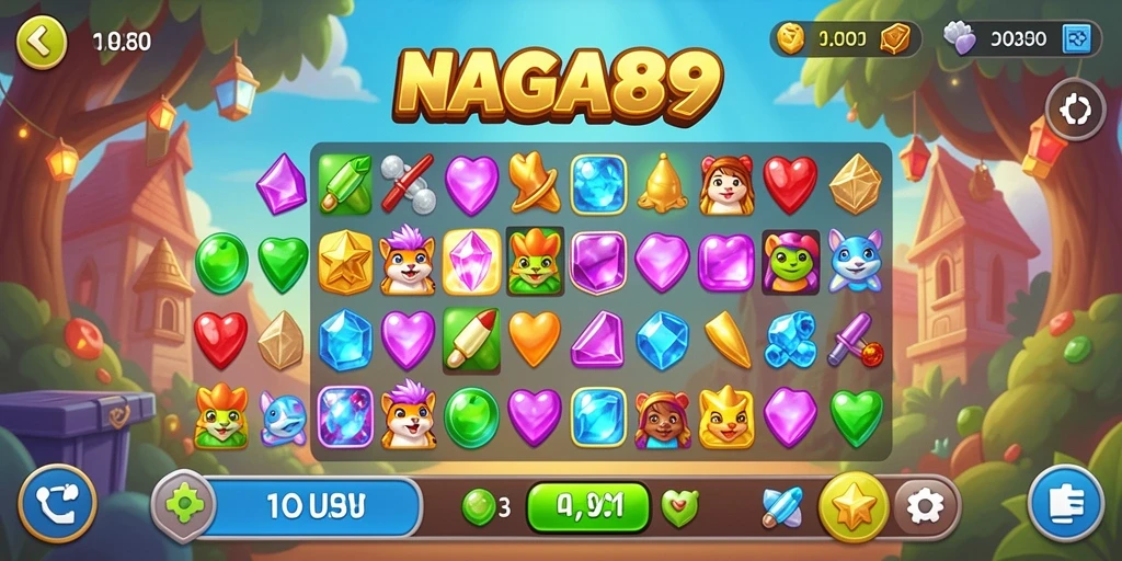 Tangkapan layar gameplay NAGA889 yang menarik dan penuh warna.