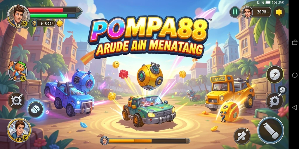Tampilan gameplay seru dan menantang di POMPA88.
