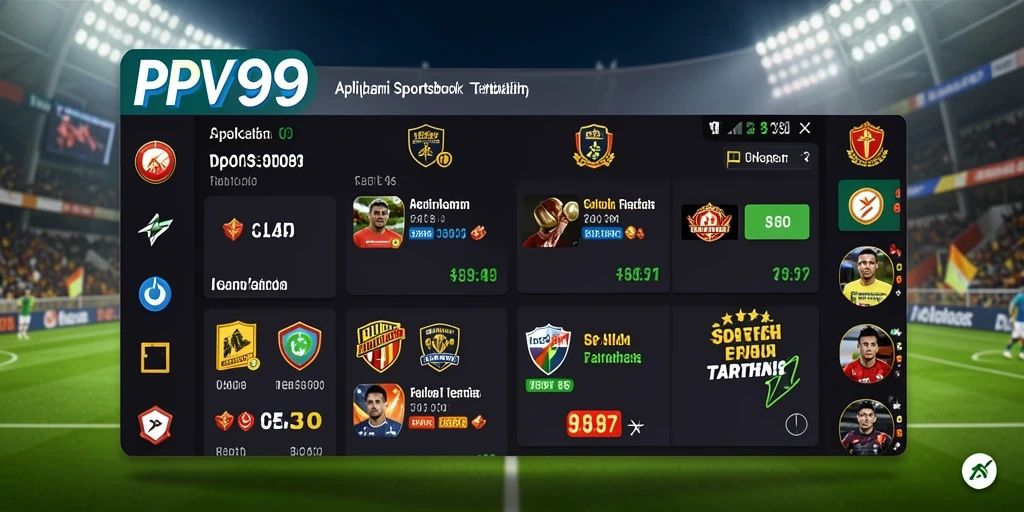 Tampilan seru dari gameplay Sportsbook PPV99 dengan berbagai pilihan taruhan.