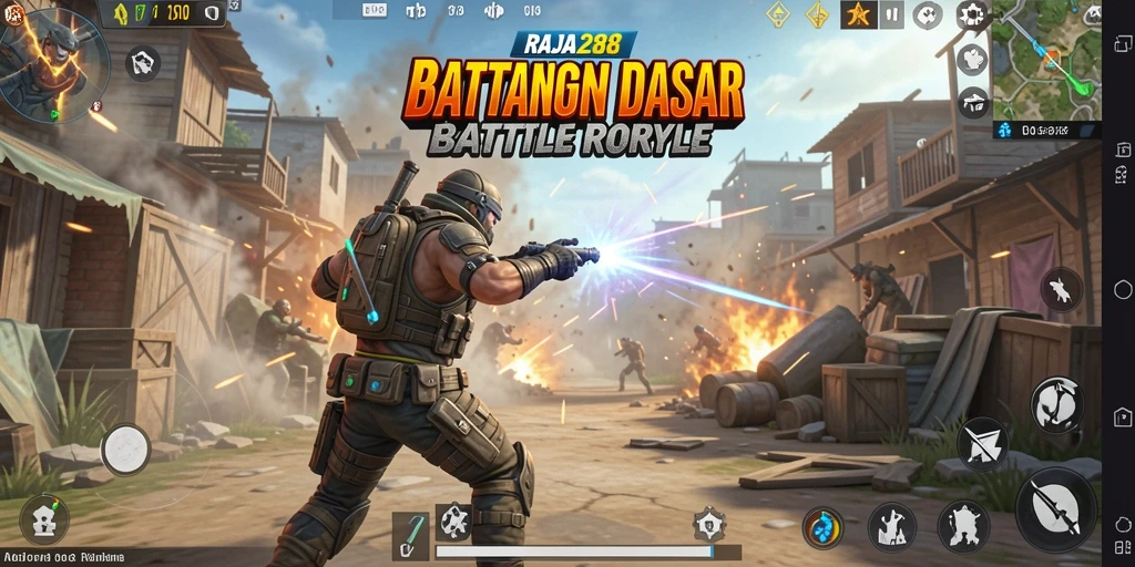 Gameplay aksi seru dalam RAJA288 yang menantang.