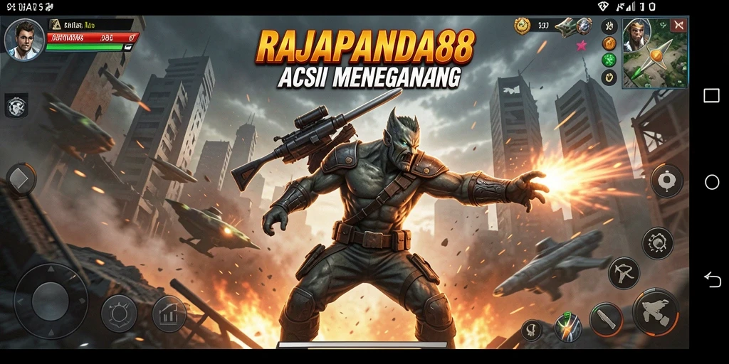 Screenshot gameplay RAJAPANDA88 yang penuh aksi.