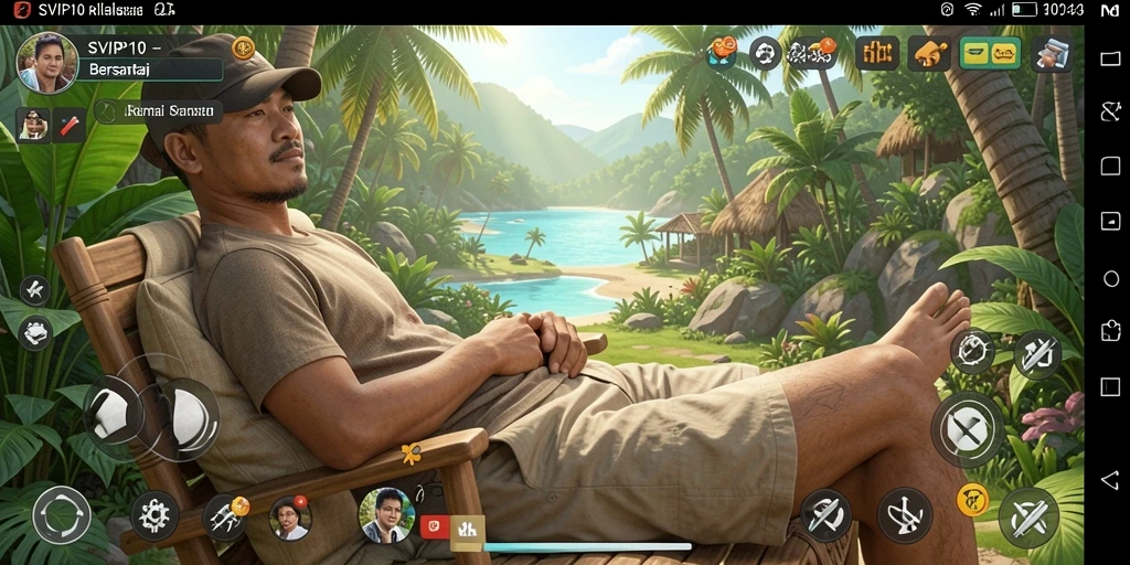 Tampilan gameplay SVIP10 yang seru dan santai.