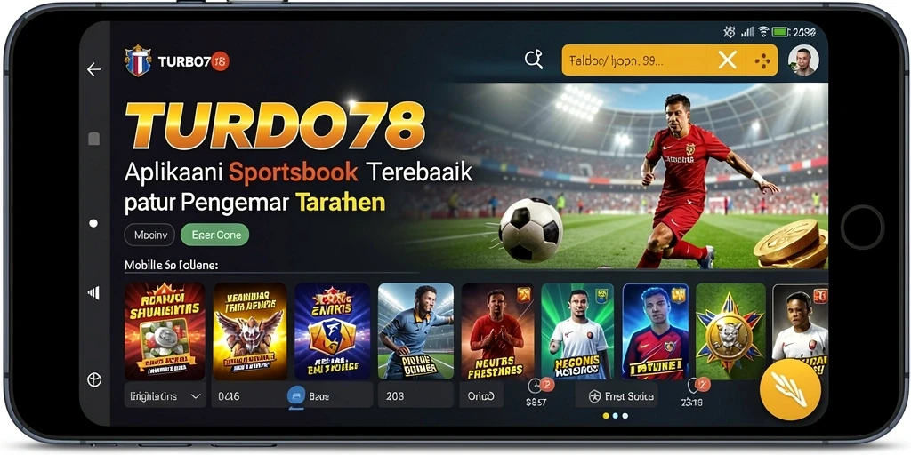 Screenshot TURBO78 menampilkan momen seru dalam taruhan olahraga.