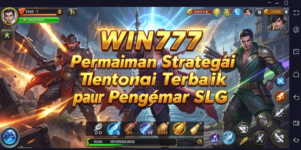Tampilan gameplay menarik dari WIN777 dengan elemen strategi SLG.